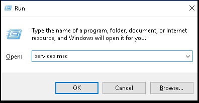 Run Dialog Box