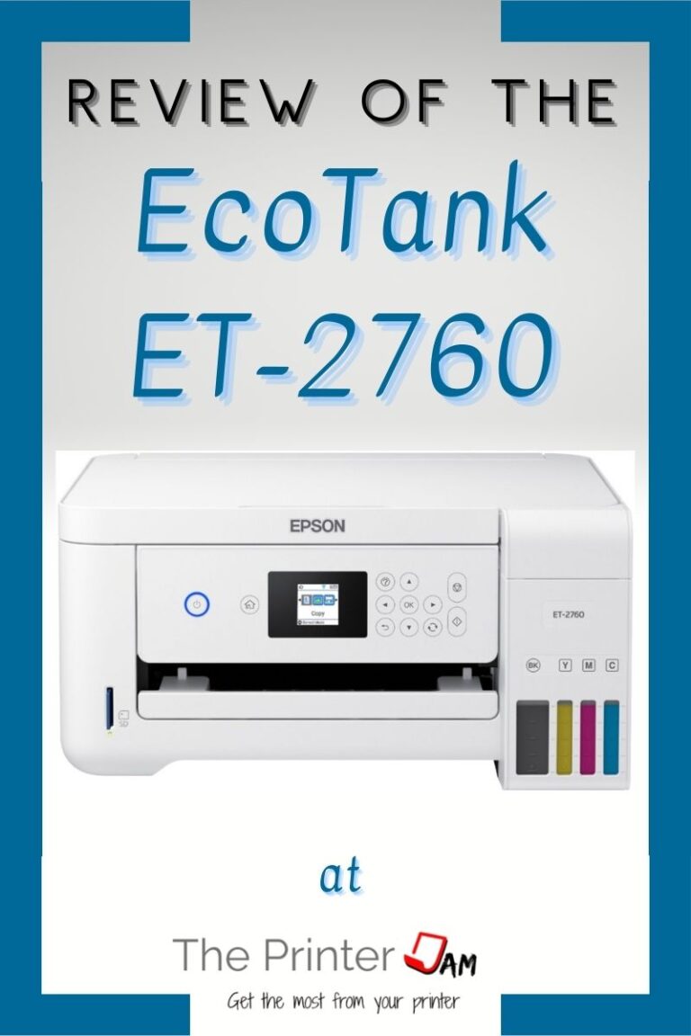 Epson EcoTank ET-2760 Review