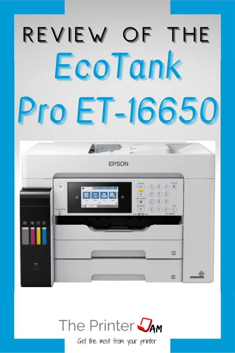 Epson EcoTank Pro ET-16650 Review