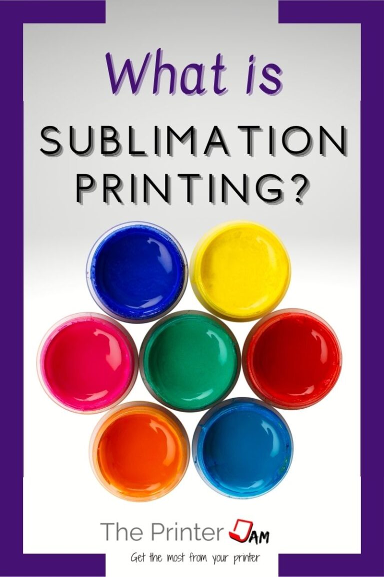 What is Sublimation Printing?