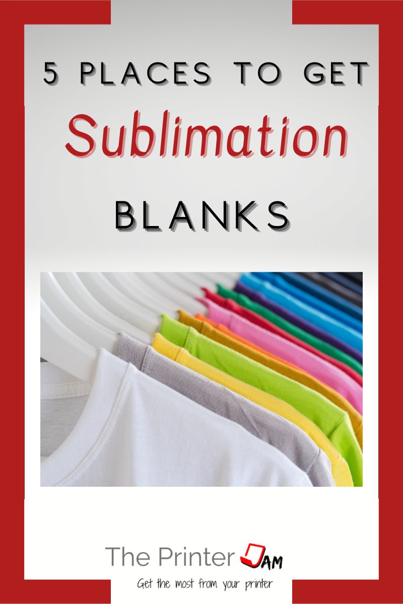 5 Places to Get Sublimation Blanks