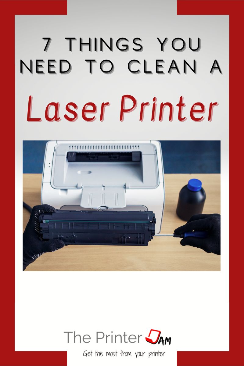 clean a laser printer