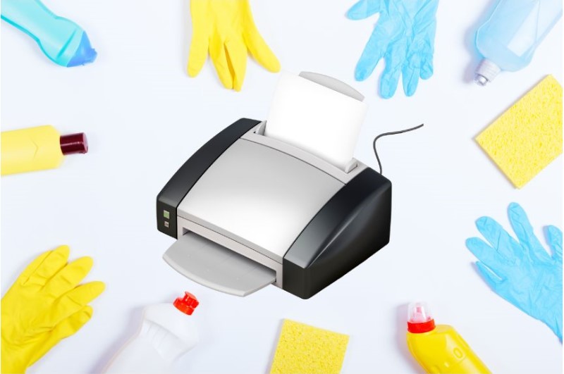 clean inkjet printer graphic