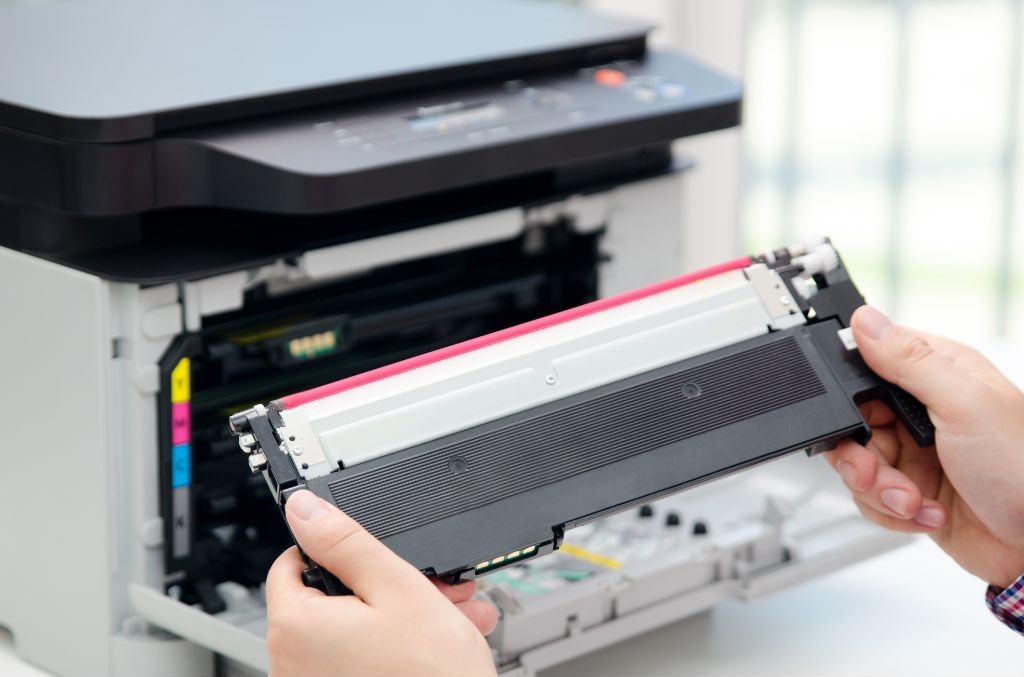 Laser printer print color