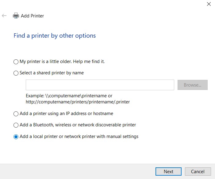 install printer driver 