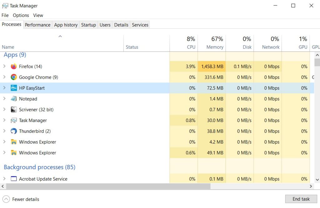 Task manager