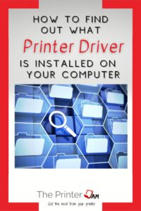 what printer driver installed