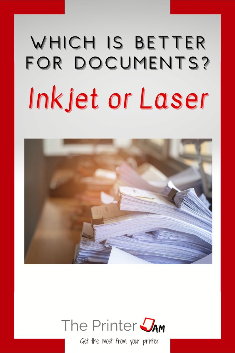 inkjet vs laser for documents
