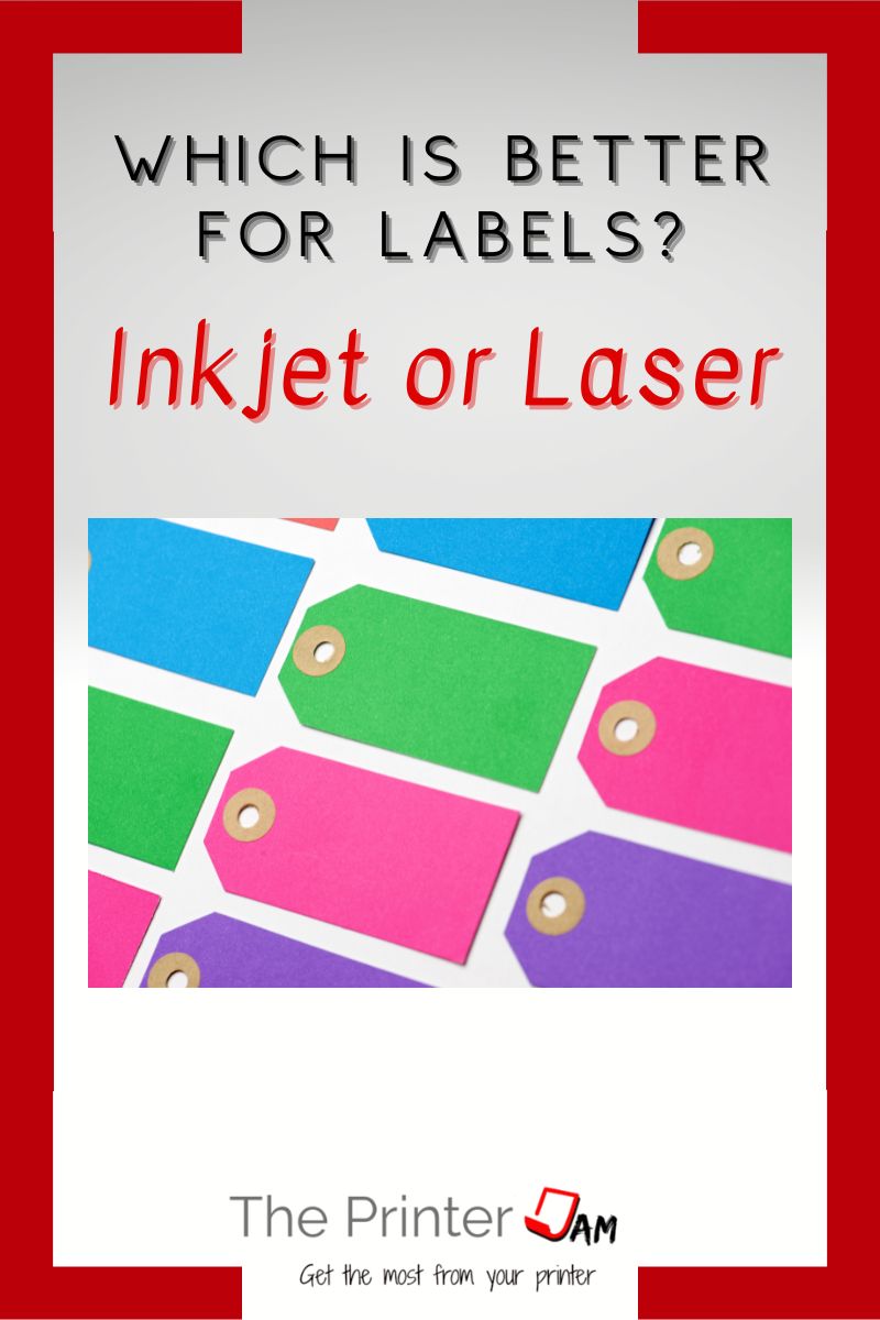 inkjet vs laser for labels