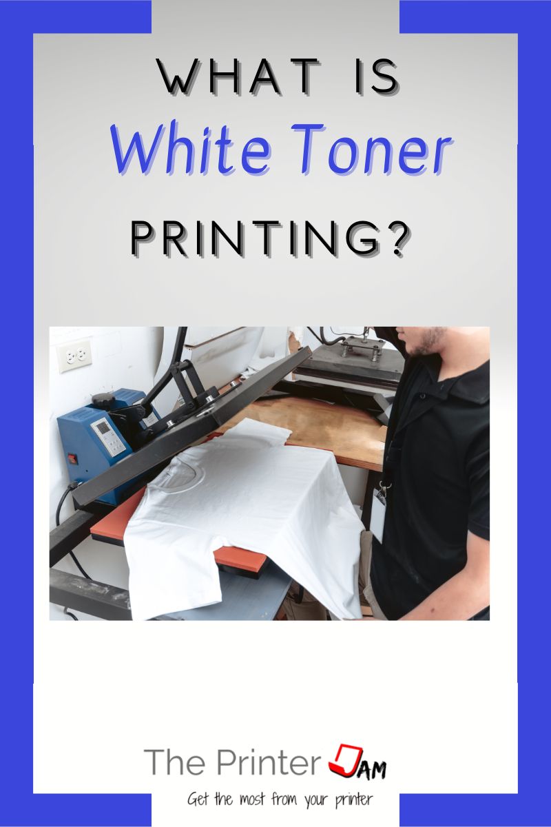 White toner printing